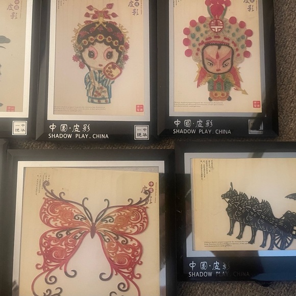 Chinese pictures art. All mint condition accept one as shown in pictures.​ - Picture 3 of 12